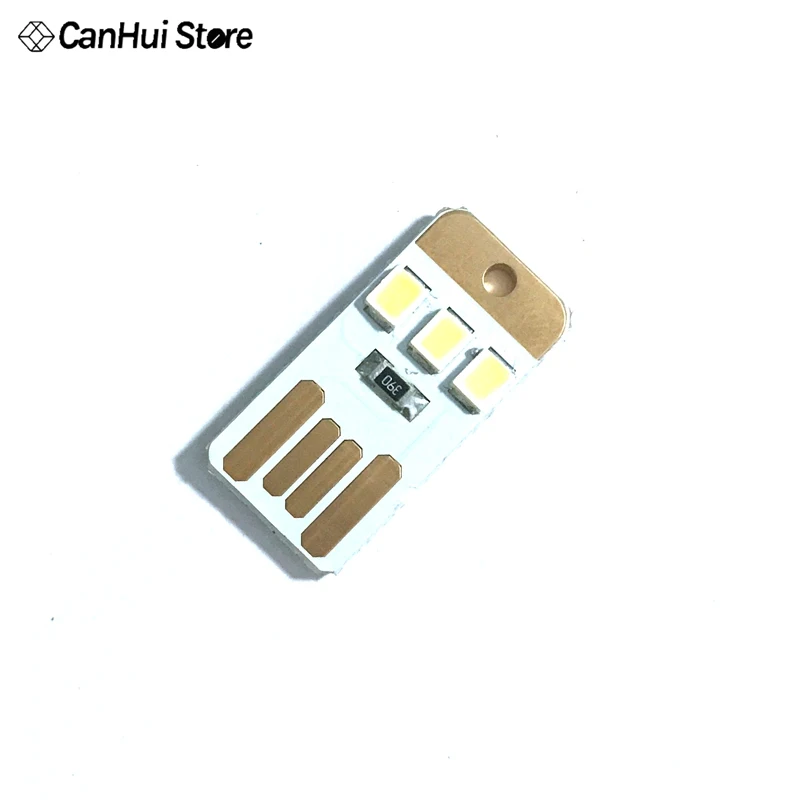 Практичный мини ультра тонкий портативный мобильный источник питания маленькая лампа USB лампа светодиодный энергосберегающий светильник Кемпинг портативный светильник - Цвет: White 10pcs