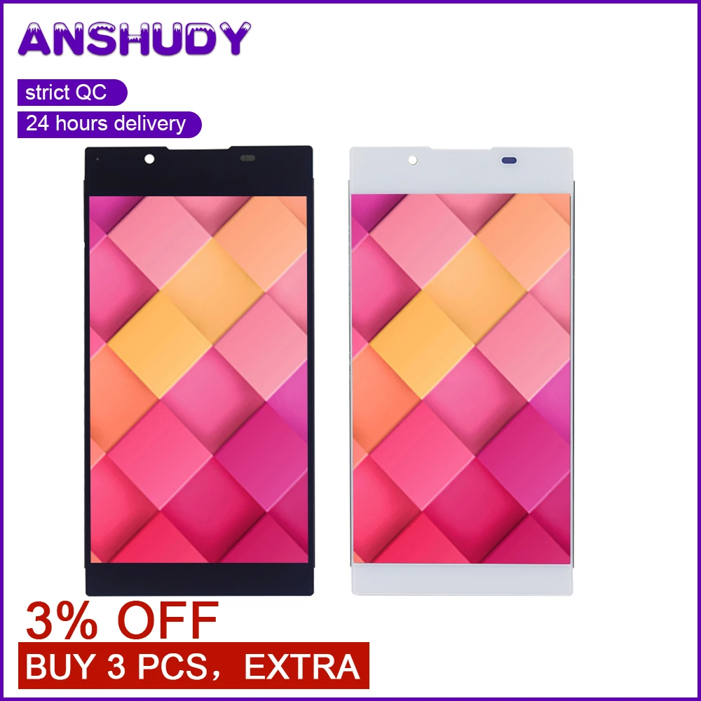 Для Sony Xperia L1 G3312 G3311 G3313 сенсорный экран панель дигитайзер Сенсорное стекло + ЖК