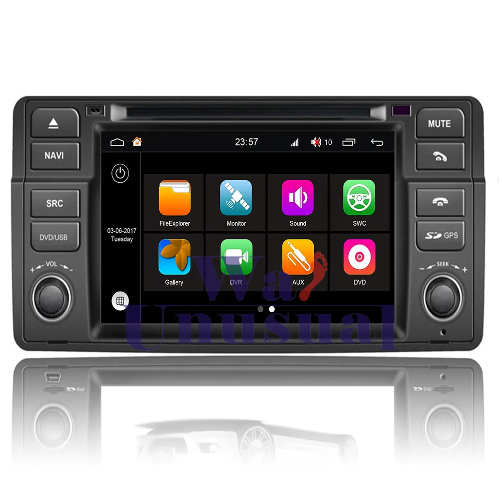 Cheap WANUSUAL 7 Inch WINCA S190 Android 7.1 Quad Core 2G+16G Car Multimedia Player GPS for BWM E46 GPS Navigation with BT WIFI Maps 1