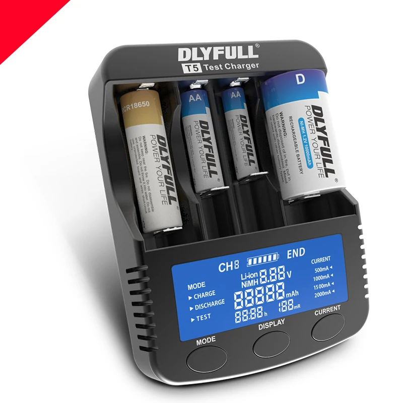 

Power bank Battery Charger for Li-ion 18650 14500 10440 16340 26650 32650 Ni-MH NICD A AA AAA AAAA C SC D rechargeable batteries