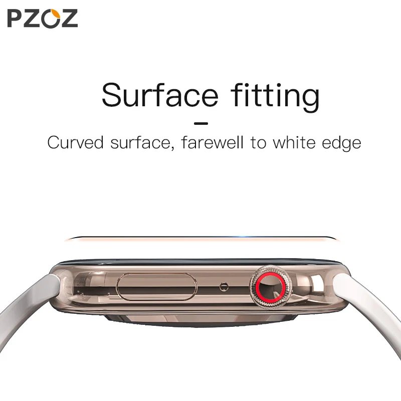 Полноэкранная защитная пленка PZOZ для iWatch 5 4 Гидрогелевая Apple Watch 1 2 3 закаленное