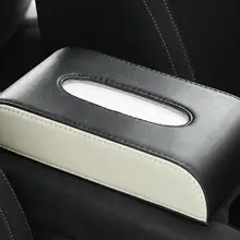 Автомобильный тканевый ящик козырек Тип pu Кожаный Автомобильный держатель для салфеток держатель салфетки автомобильный ящик для сиденья авто аксессуары козырек от солнца