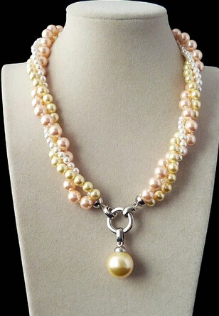

Miss charm Jew820 New multiterm and flexible and changeable style shell pearl fashion necklace set