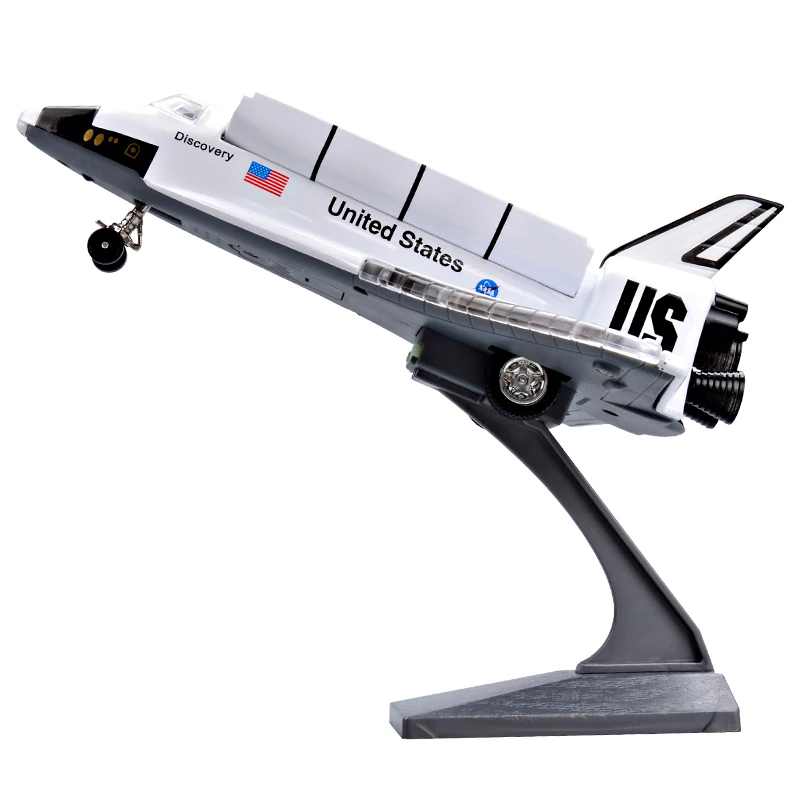 

Alloy Diecast Columbia Space Ship Space Shuttle Plane Airbus Pull Back Action Light&Sound Aircraft Model Kids Hobby Toys