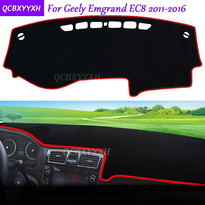 Для Geely EC8 2011- коврик на приборную панель защитный интерьер Photophobism защитная накладка теневая Подушка аксессуары для стайлинга автомобилей