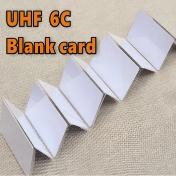 

Free shipping 1000pcs Alien higgs3 Blank PVC UHF White Card uhf rfid card