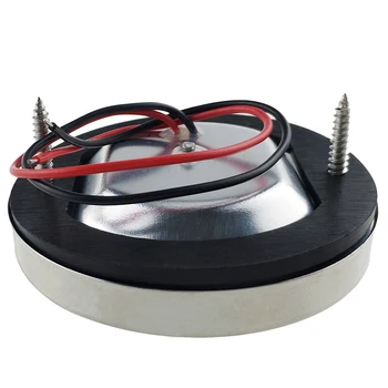 

12V DC Marine Boat Transom LED Stern Light Round Stainless Steel Cold White LED Tail Lamp Yacht Accessories