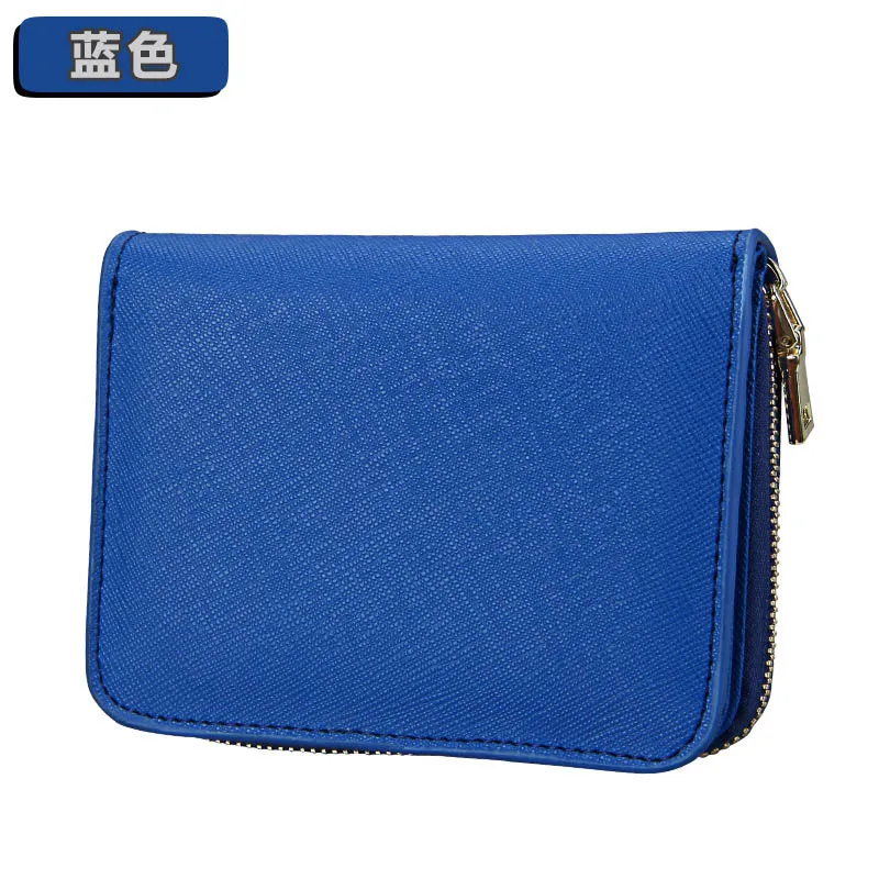 Высокое качество, модные спилок Для мужчин бумажник леди монета карман Многофункциональный молнии и hasp Для мужчин кошелек мужской карты ID владельца XF343 - Цвет: Синий