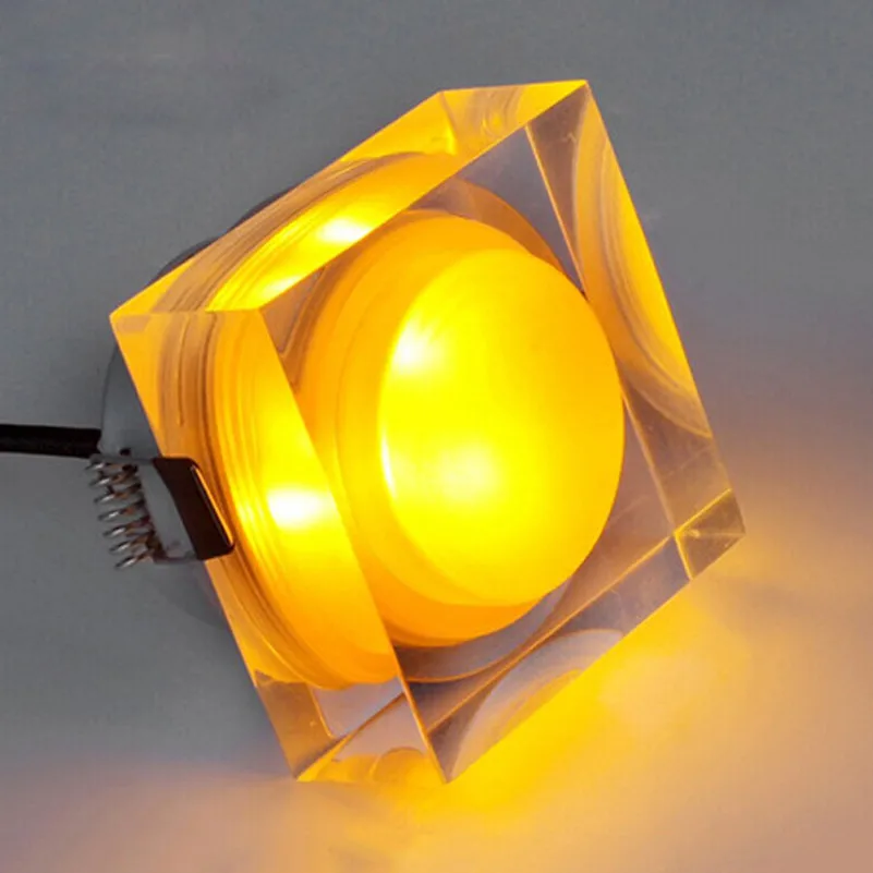 2018 rgb светодиодный светильник 3w5w 7wLed квадрат вниз потолочный Ac85 265v светодиодные
