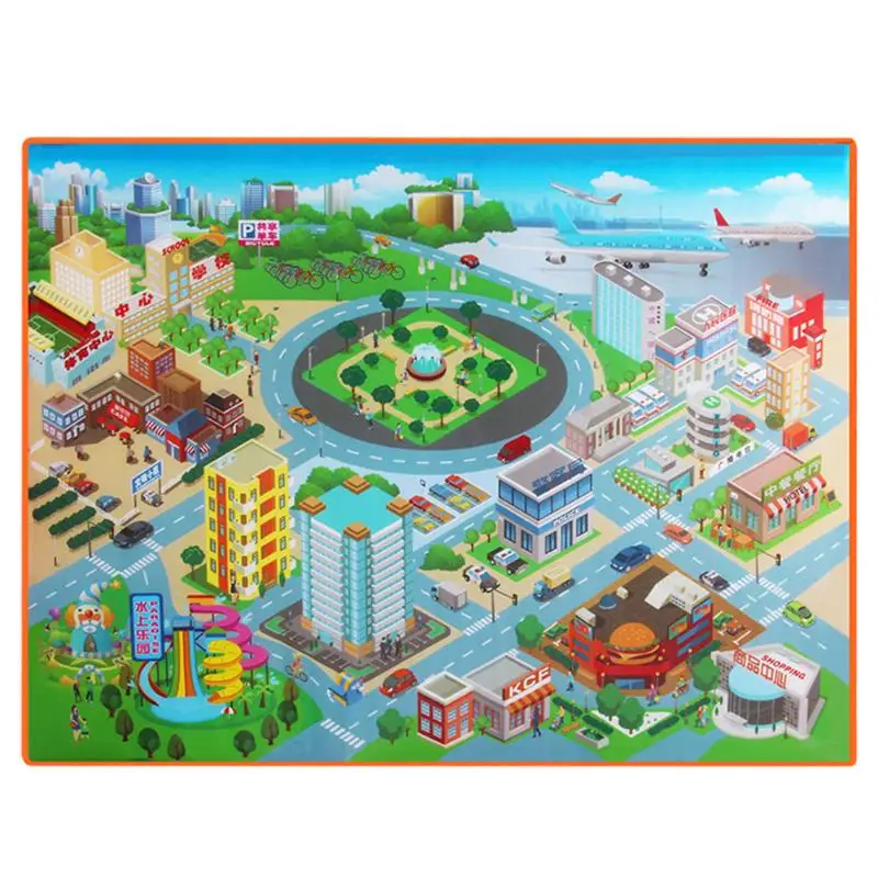 Baby font b Play b font font b Mat b font Kids City Road Carpets Route