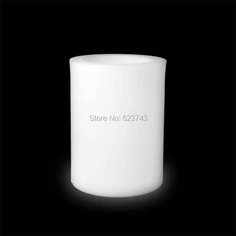 Waterproof Multi-Colors LED Light slide vaso pots i-pot Champagne Ice Bucket Rechargeable luminous Round Barrel coolers H40cm