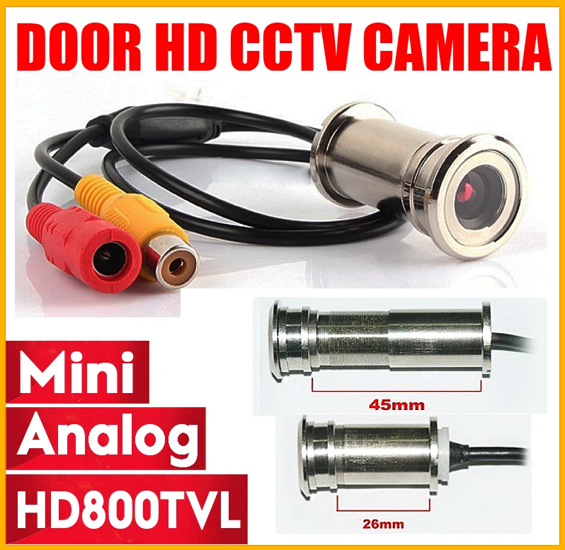 Камера видеонаблюдения BigSale HD 800TVL, цветная камера с отверстием для кошачьих глаз, CMOS 3,6 мм, глазок, мини камера видеонаблюдения 3,28|color camera|hd 800tvlvideo security | АлиЭкспресс