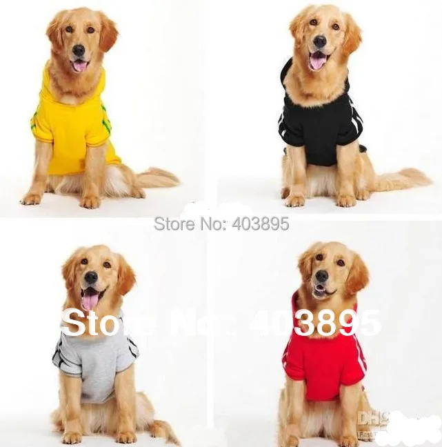 2015 Cute Big Dog Clothes Large Pet Sportwear Fashion Hoodie Jumper
