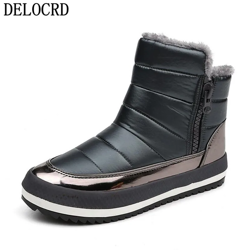 side zip snow boots