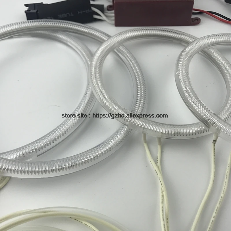 Kopen Voor Ford Mondeo MK3 2001 2003 2004 2005 2006 2007 Ultra Heldere Dag Drl Ccfl Angel Eyes Demon Ogen kit Warm Wit Halo Ring