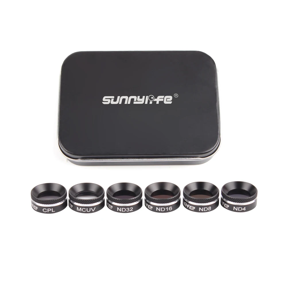 

6PC Filters Set ND4+ND8+ND16+ND 32+UV+CPL Filter Camera Lens Filter Bundle set Kit For DJI for DJI MAVIC AIR Free Shipping