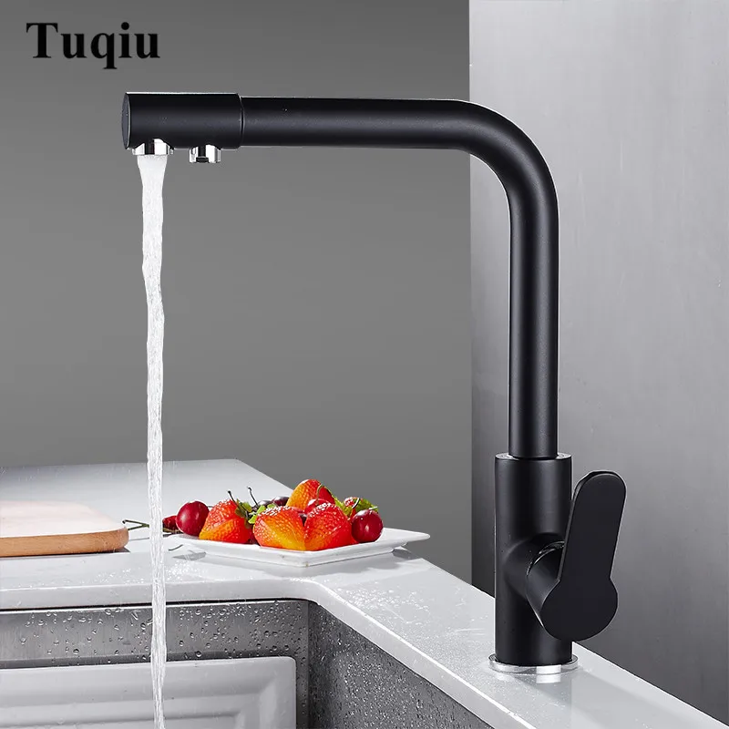 kitchen faucet Europe style total brass Black/Oatmeal Sink faucet