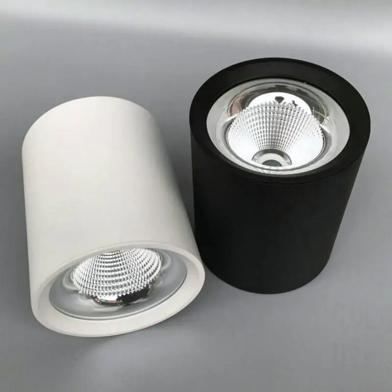Затемнения 20 Вт светодиодный Celing светильник COB с отражателем белая поверхность вырез 150 мм высокого качества люменов 5 лет гарантия