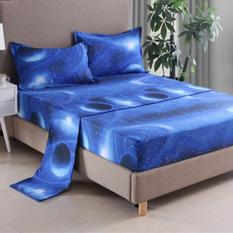 جديد نمط الخلابة الطباعة البوليستر طقم سرير قطني الاطفال ديكور غرفة نوم المفارش مجموعات المنسوجات المنزلية عالية الجودة هدية
