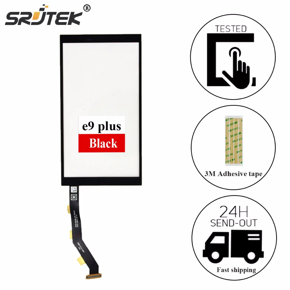

Srjtek Touch Screen Glass Digitizer Panel For HTC one E9 + E9 Plus 5.5'' Inch Replacement Touchscreen For one E9 Plus