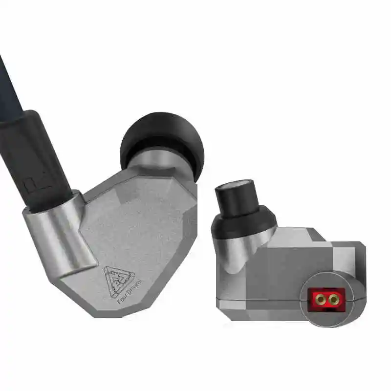 KZ ZS5 2DD + 2BA гибридные наушники вкладыши Hi Fi DJ Monito спортивные для бега микрофон|sport