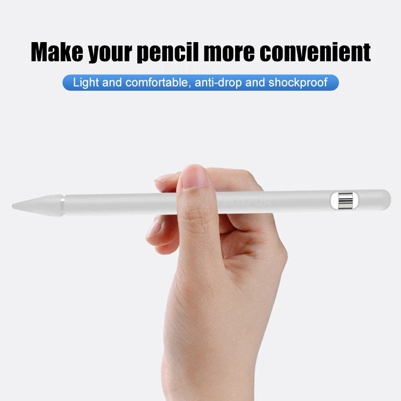 1 шт., мягкий силиконовый чехол для Apple Pencil, защитный чехол для iPad, планшета, стилус, защитный чехол