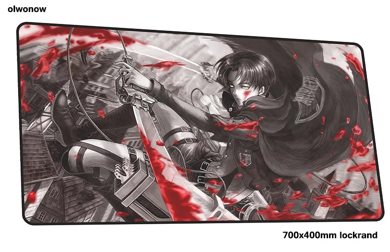 Коврик для мыши attack on titan 700x400x3 мм с массовым рисунком, игровой коврик для мыши, игровой коврик, милый игровой компьютерный стол, коврик для мыши, коврики для игровой клавиатуры