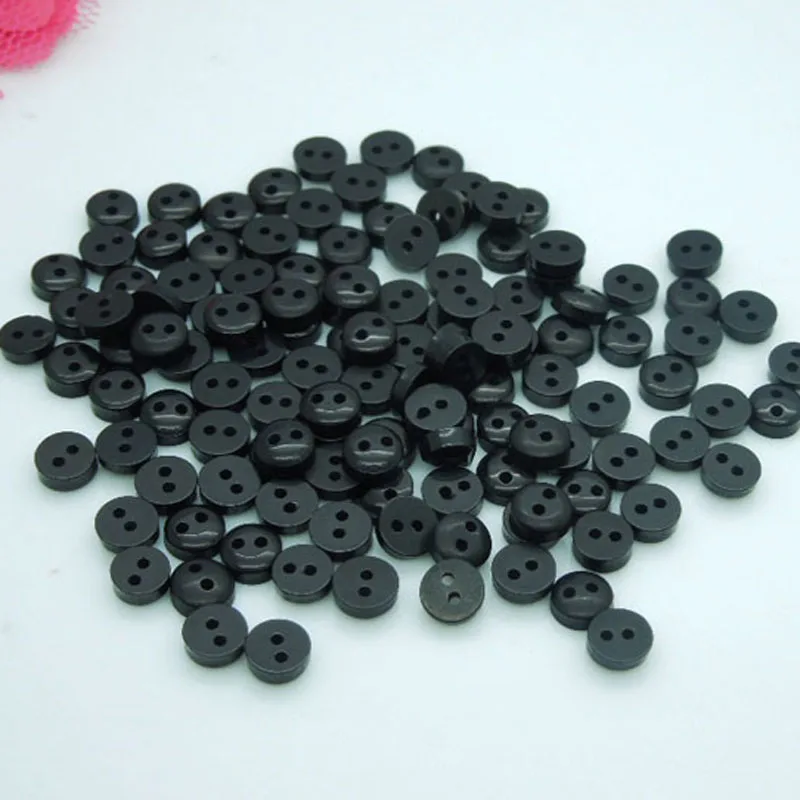 300pcs Wholesale Mini Tiny Doll Figures Micro Eye Sewing Button 4mm Crafts