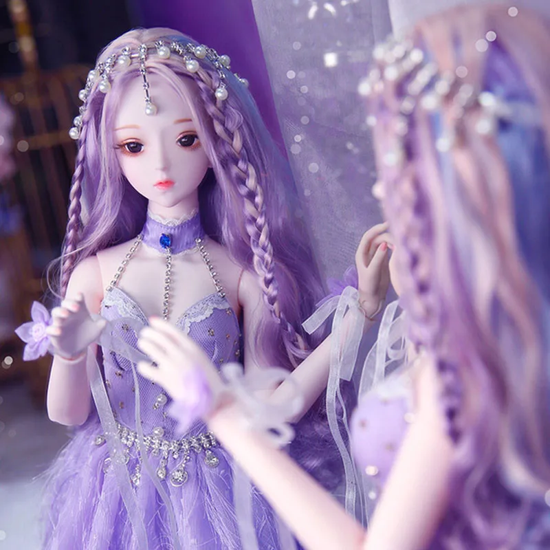 BJD куклы 60 см/22 дюйма Реалистичные модные для девочек 26 суставов ручная работа 1/3 с