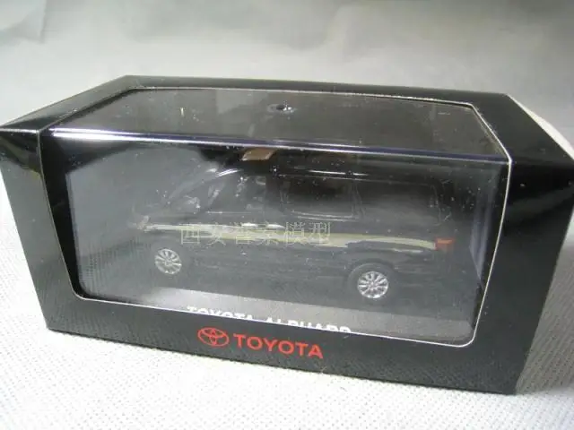 J-коллекция 1:43 TOYOTA ALPHARD VAN литая модель автомобиля металлические игрушки подарок на день рождения для детей