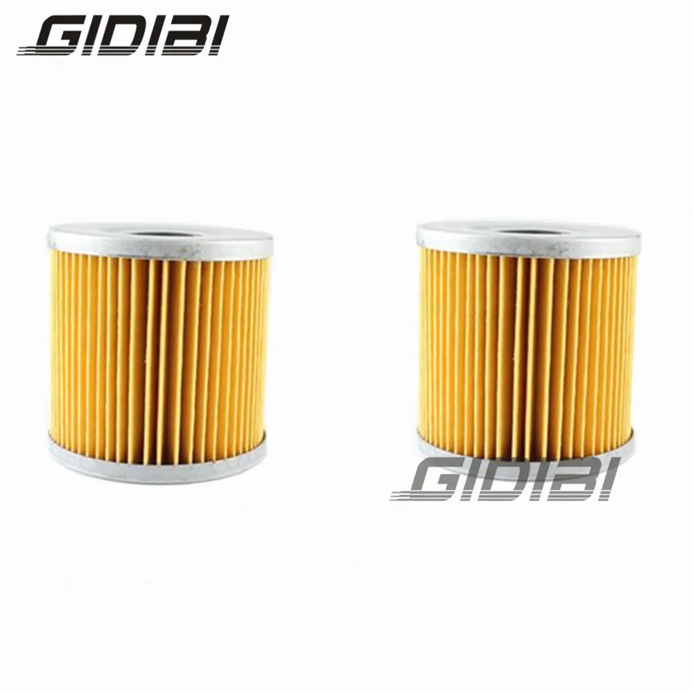 2 Pcs Motorcycle Oil Filter For GSX 400 FX, FZ, FD, FE 81 86 GSX 750 S