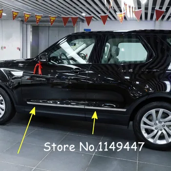 

4pcs Exterior Car-styling Stainless Steel Car Body Side Moulding Decorative Cover For Land Rover Discovery 5 L462 2017 2018