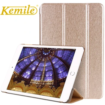 

Kemile case For New ipad 2018 9.7 Folding Design Ultra-thin PU Leather Cover For Ipad Air Cover For ipad 2017 Case A1893 A1954