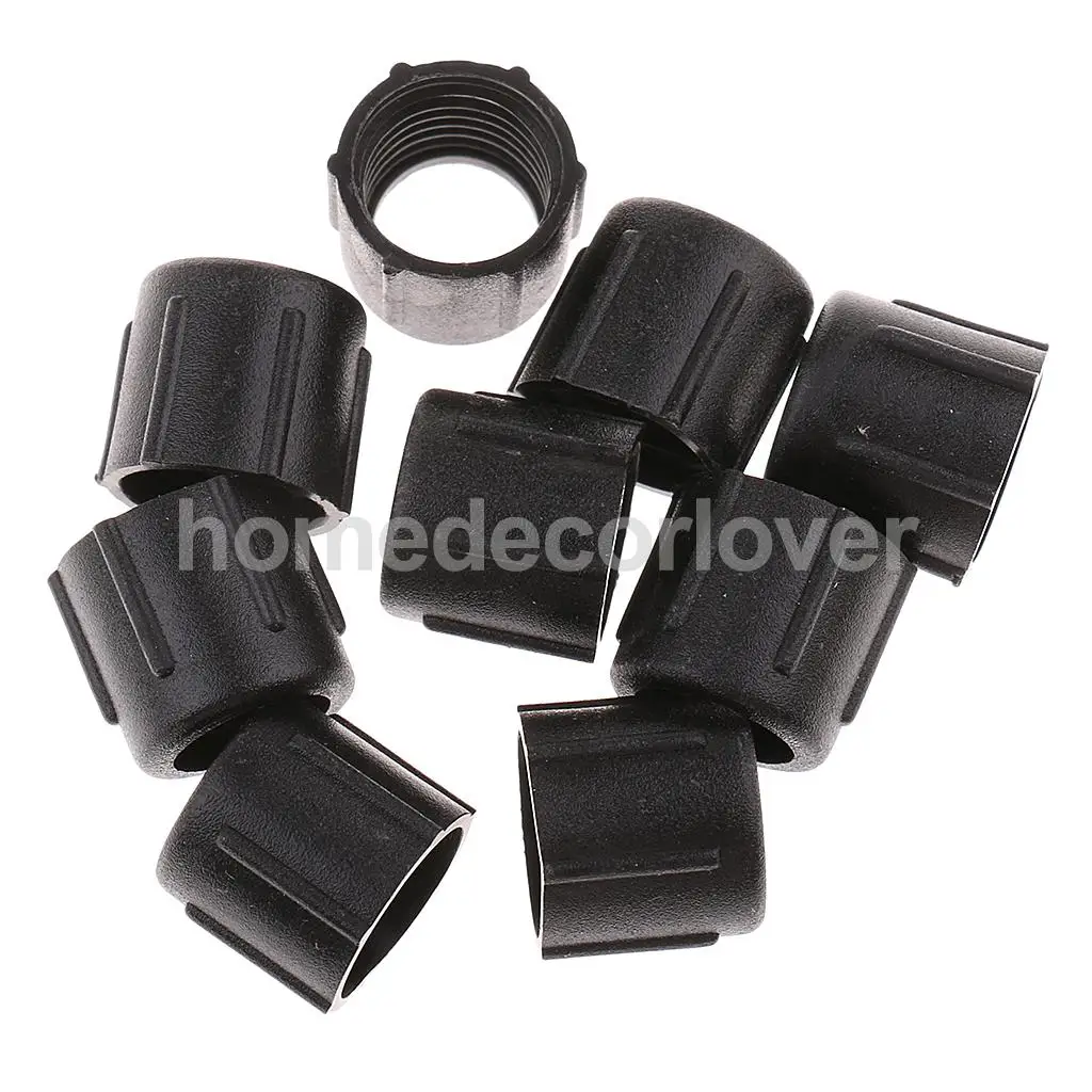 10 Pairs Black Waterproof IP65 22AWG 3 Pin Male+Female Plug Connectors Wires LED Cables with Joints 20 x 0.8cm