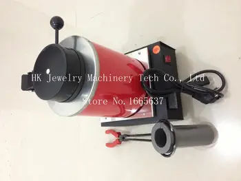 

220 Voltage and 2KG Capacity Gold Electric Melting Furnaces with 1pc Graphite Crucible & Plier,Smelting furnace