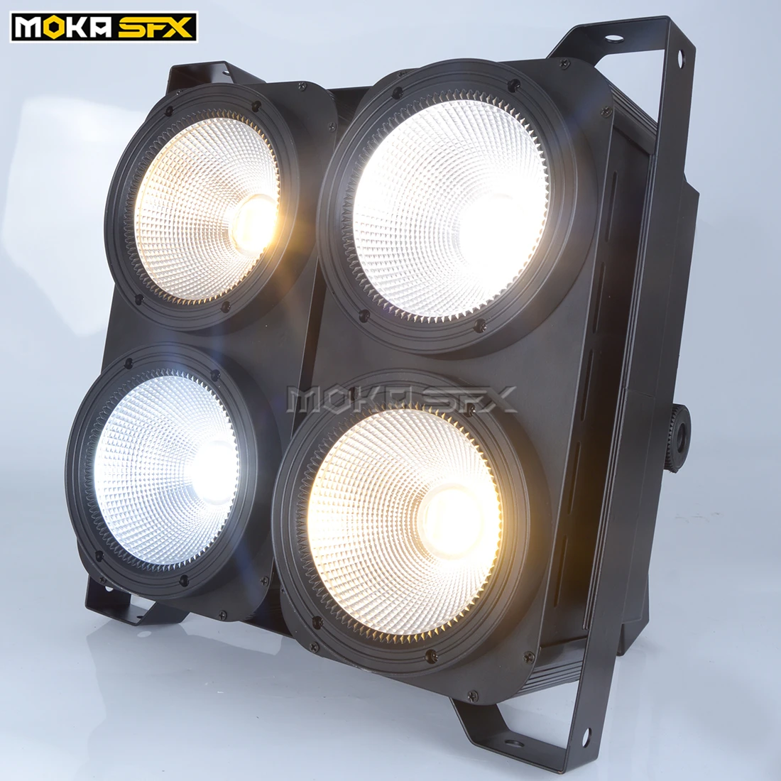 

2Pcs/Lot High Brightness 4eyes 4x100w LED Cob Blinder Light RGB 3 IN 1 Color Stage Lighting Special Effect Blinder Stage Lights