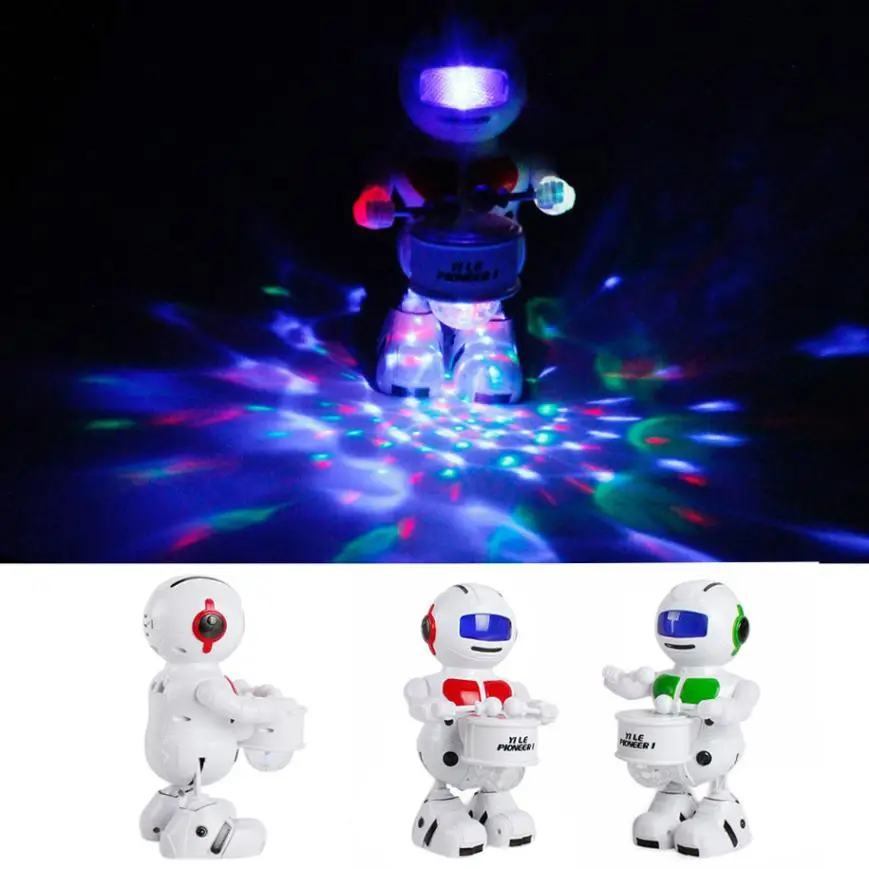 electronic walking dancing robot toy