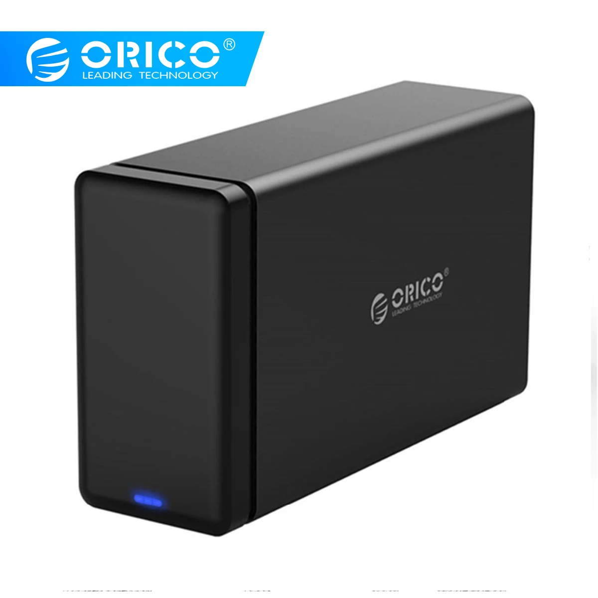 ORICO Raid 3,5 type-c Алюминиевый жесткий диск Внешний корпус USB3.1 для SATA3.0 HDD чехол с поддержкой 5 Гбит/с UASP 12V4A 20 ТБ