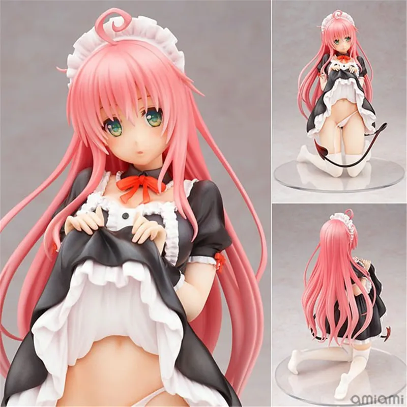 

2017 New Anime To Love Ru Lala Satalin Deviluke Maid PVC Action Figure Toys Sexy Girl Model Dolls Brinquedos 18cm