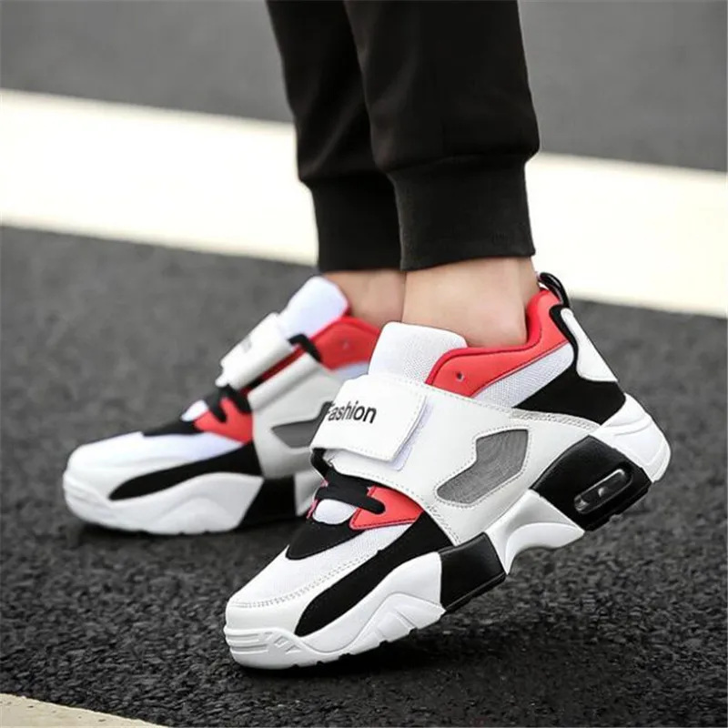 

DIWEINI 2019 Men High Top Breathable Sneakers Male Vulcanized Shoes Mixed Color Sneakers Men PU Bottom Shoes for Men Zapatillas