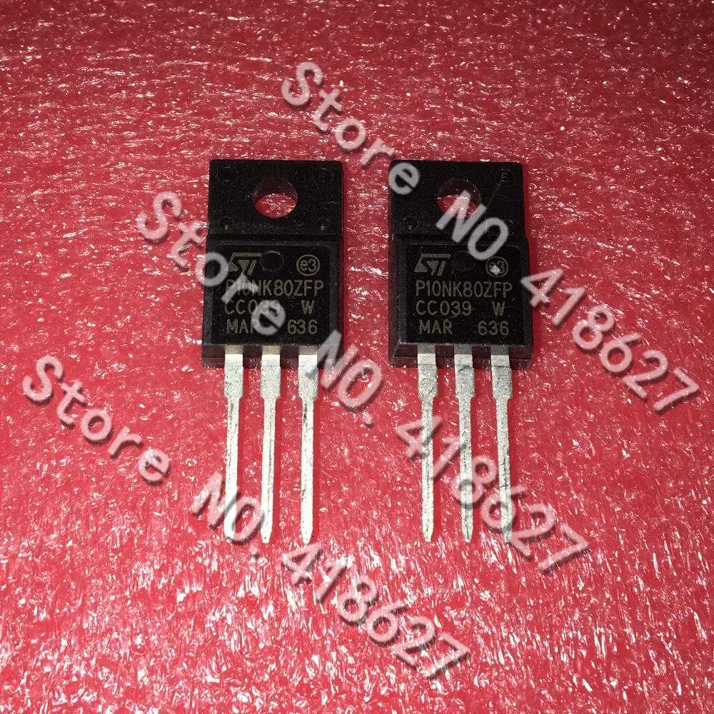 20PCS/LOT STP10NK80ZFP P10NK80ZFP TO 220F 10N80 LCD tube 10A 800V-in ...
