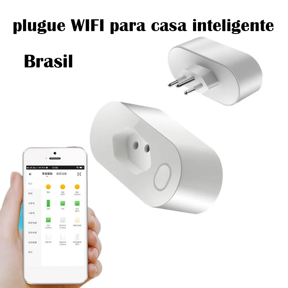 

Brazil Smart wifi Socke controller APP Voice Control smart controler remote regulation row plug smart wifi plug via Alexa Google