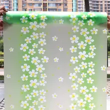 Витражная Тонирующая стеклянная наклейка пленка для окна непрозрачная матовая ванная комната офис самоклеющаяся домашняя декоративная пленка с клеем 45x500 см