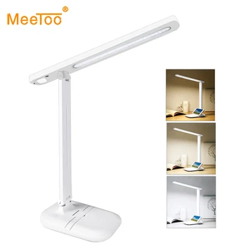 

LED Desk Lamp Touch Dimmable USB Charge Eye Care Led Table Lamp Foldable Business Office Reading Study Light 3 Color Temperature