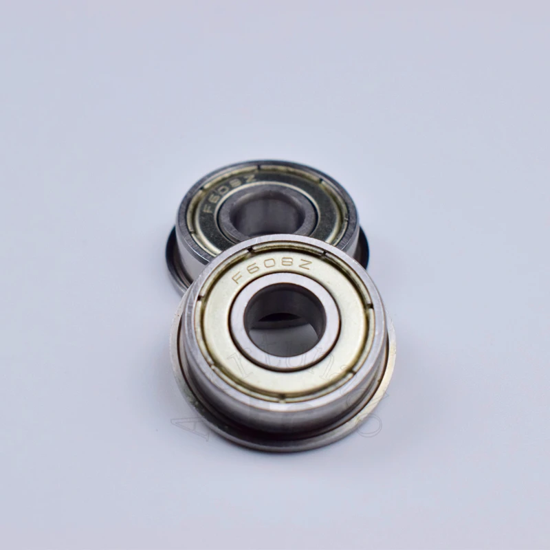 8*22&25*7mm 608 Flange bearings F608 F608Z F608ZZ chrome steel bearing rubber sealed bearing 10pieces F608ZZ