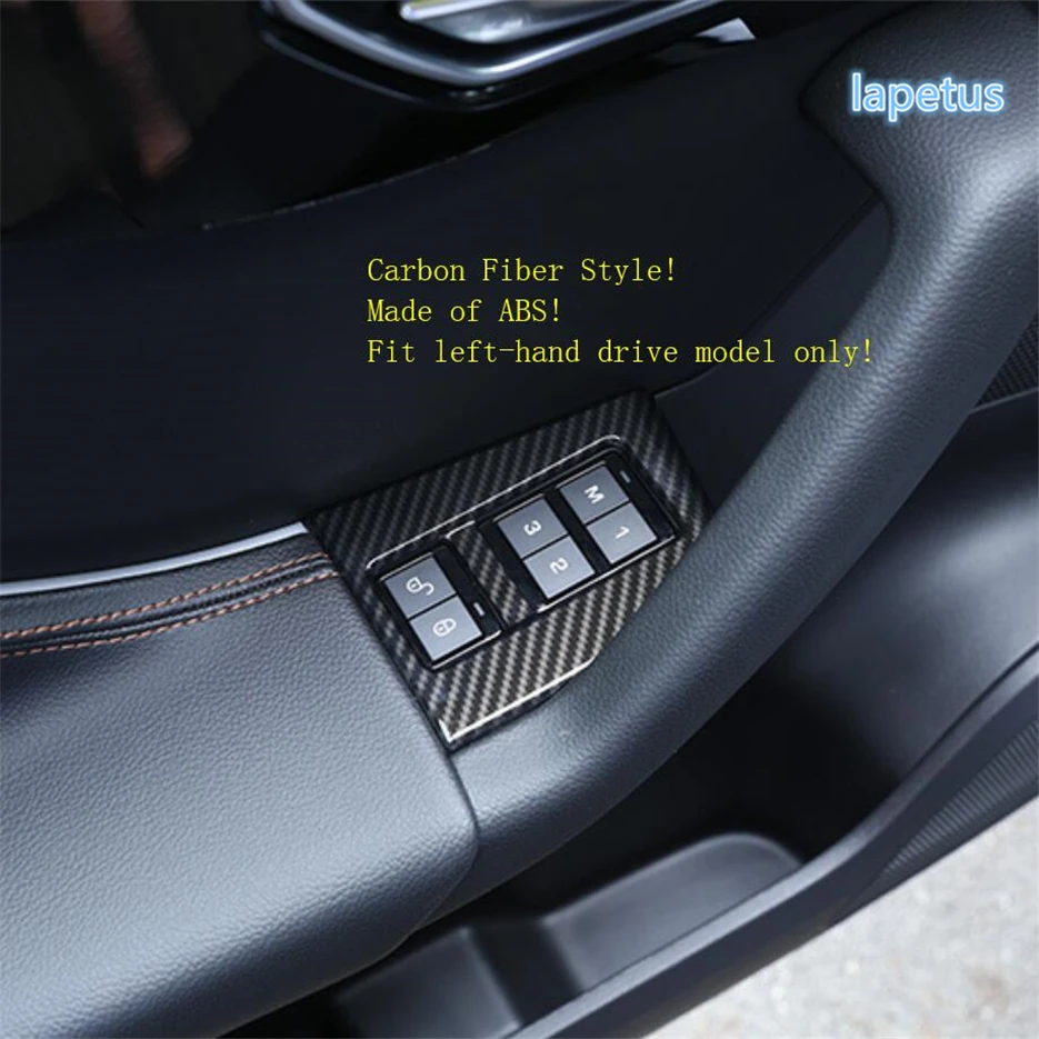 

Lapetus Front Inner Door Memory Button Switch Molding Decoration Frame Cover Trim 2 Pcs Fit For Jaguar F-Pace 2017 2018 2019 ABS