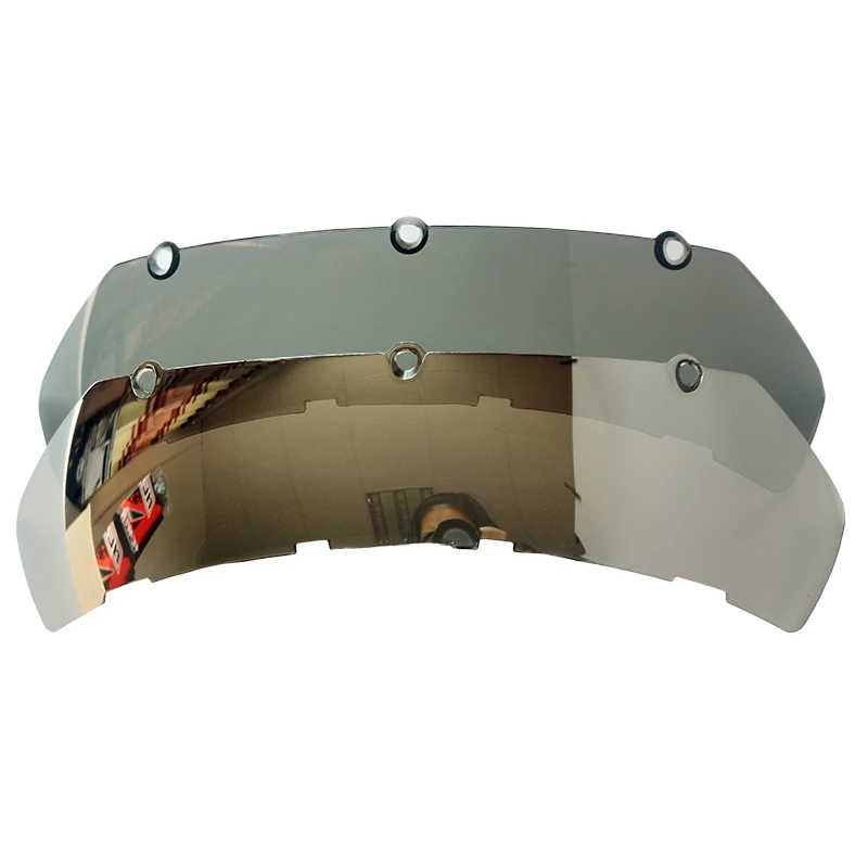 Original MASEI 610 Motorcycle helmet lenses IRONMAN Helmet Visor Silver Smoke Color For choose