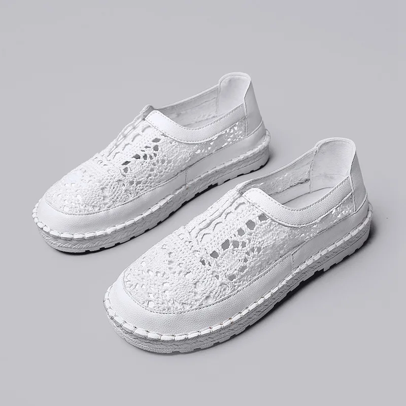 Shoes Spring women's Cool Shoes Breathable Lace Shoes Women Shallow Mouth Set Foot Casual Shoes
