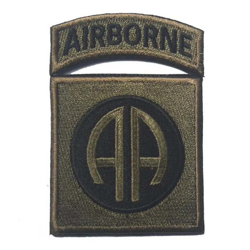 AIRBORNE US 101 Air Assaulter AA вышитая нарукавная повязка сила Военная тактика воин газ значок армейский вентилятор Одежда НАШИВКА НА рюкзак