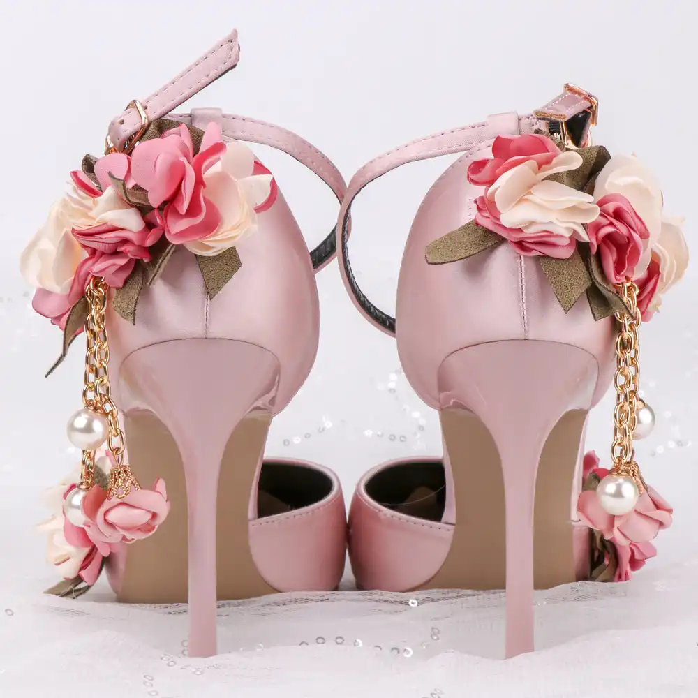 sandalias rosas